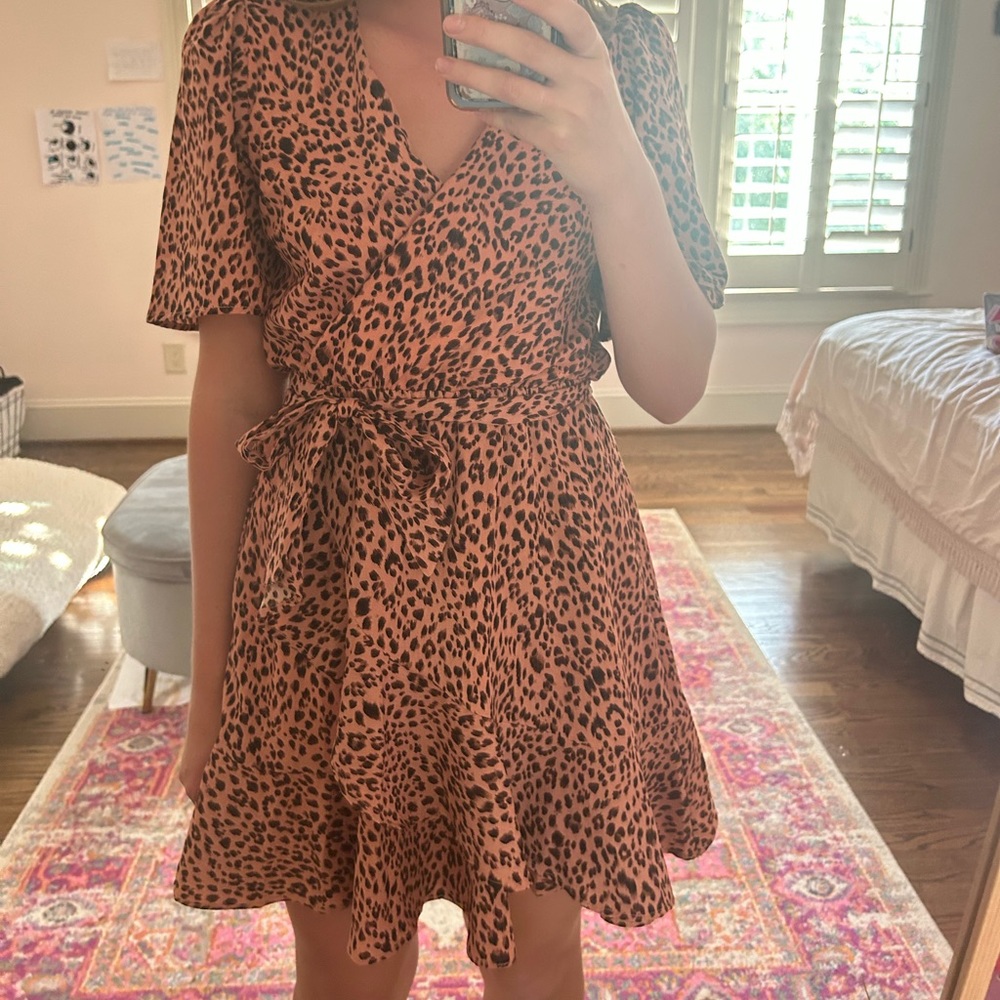leopard print mini dress! - Picture 4 of 7